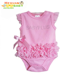 Cina Mercato All'ingrosso Piccolo Della Ragazza di Vendita Calda Del Bambino Appena Nato Vestiti Del Bambino Del Pagliaccetto Per Il Capretto - Product Image 1