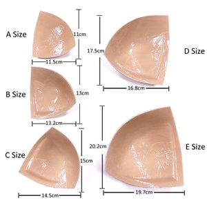 Inserti Adesivi Triangolari Morbidi Riutilizzabili per Scollo, Cuscinetti Push-up in Silicone Biadesivo per Reggiseno - Product Image 4