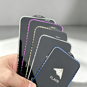 Protection d'écran en verre trempé HD transparente, anti-casse, à découpe diamantée 9H, économique, pour <span class=keywords><strong>iPhone</strong></span> 15 16 17 13 Pro Max - Product Image 1