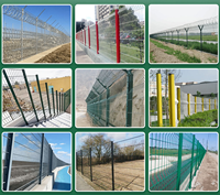 Paneles de Malla Metálica Curva 3D de 6 pies (1.93*2.2m) Galvanizados, Anti-Escalada, Personalizables, para Cercas de Jardín y Paisajismo, Directo de Fábrica