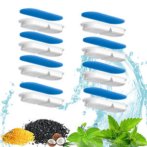 Cartouches filtrantes intelligentes pour fontaine à eau pour chats et chiens, filtres en coton pour distributeur d'eau pour animaux de compagnie avec charbon actif et menthe - Product Image 3