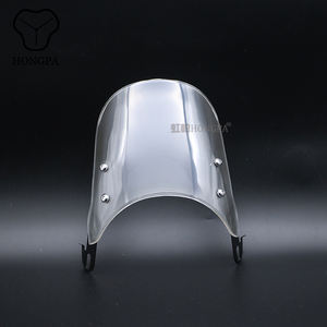 Visière d'instrument de pare-brise rétro de <span class=keywords><strong>moto</strong></span> de 5-7 pouces adaptée au phare rond <span class=keywords><strong>Triumph</strong></span> T100 - Product Image 3