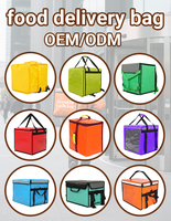 Maßgefertigter Großraum-Rucksack Personalizada Verde Entregas Thermische Lebensmitteltasche Motorrad-Lieferrucksack