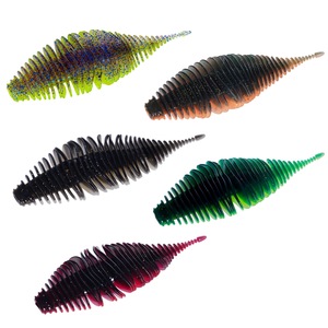 BUBBA Esche Artificiali Morbide a Forma di Gambero in Acciaio <span class=keywords><strong>con</strong></span> Soffietto, Affondamento Lento, Senza Piombo, <span class=keywords><strong>con</strong></span> Sale e Odore di Pesce, per <span class=keywords><strong>Pesca</strong></span> Invertita - Product Image 1
