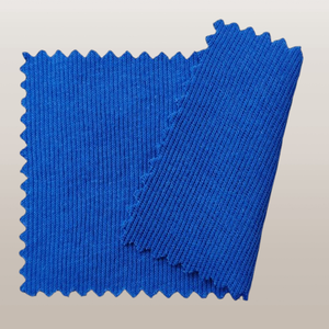 95% Algodón Orgánico GOTS, 5% Elastano, Tejido de Canalé 2x2, 32, 225GSM, 170cm de Ancho para Ropa Interior y Tops - Product Image 2