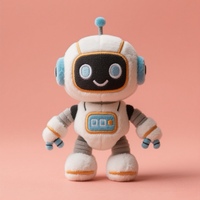 Neues Design Roboter-Plüschtiere Maßgefertigte Weiche Roboter-Figur Plüschpuppe Entwerfen Sie Ihre Eigenen Plüschtiere Maßgefertigte Maskottchen-Plüschtiere