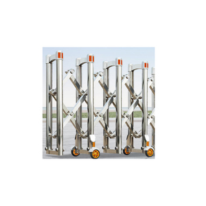 <span class=keywords><strong>Barrière</strong></span> extensible <span class=keywords><strong>en</strong></span> alliage d'aluminium, portail <span class=keywords><strong>de</strong></span> <span class=keywords><strong>sécurité</strong></span> pliable (argent, hauteur 1,2 m/900 mm), réflecteur prismatique haute intensité IP68 - Product Image 3