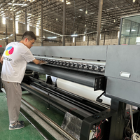 Impresora UV de rollo a rollo de 3.2m (10 pies) de gran formato para pancartas flexibles, la más vendida, con cabezales I3200-U1/512i/1024i