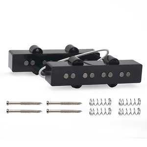 Bộ Thu Âm Bass J <span class=keywords><strong>Jazz</strong></span> Mở Bộ Thu Âm Cổ Và Cầu Cáp Vải Bện Alnico 5 Cho 4 Dây Bass Bộ Phận - Product Image 2