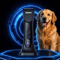 LILIPRO EagleM - Recortadora de Pelo para Perros 5 en 1 Recargable, Cortadora de Pelo Inalámbrica Silenciosa para Mascotas, Afeitadora para Animales, Set de Productos de Aseo para Gatos con Pantalla LCD