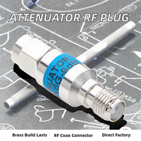 Atténuateurs ZHUCHUANG pour connecteur coaxial RF 3dB 2W 50A en laiton, prise femelle 1P vers fiche mâle, conforme ROHS