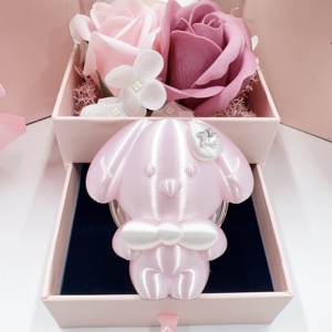 Soporte de Teléfono con Diseño de Perro 3D, Textura de Seda Brillante, Plegable, para Chicas - Product Image 1