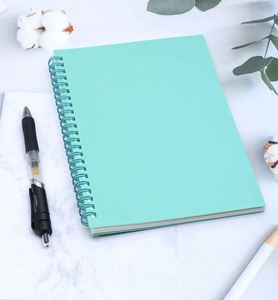 A4 A5 A6 Spiral Hard Cover Customizable Leather Notebook <b>Journals</b> for Laptop and Travel Use - Product Image 1