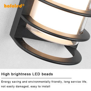Lampada Hofoled lampada LED lampada da parete impermeabile IP65 corridoio <span class=keywords><strong>esterno</strong></span> giardino Patio <span class=keywords><strong>esterno</strong></span> <span class=keywords><strong>notte</strong></span> luci da parete - Product Image 5