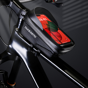 TAKEZERO A2X Sacoche de vélo étanche à coque rigide <span class=keywords><strong>pour</strong></span> cyclisme en extérieur, à dégagement rapide, capacité 1L, écran tactile <span class=keywords><strong>pour</strong></span> téléphone portable, <span class=keywords><strong>pour</strong></span> VTT - Product Image 6