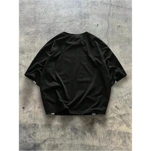 Camiseta de Manga Corta Personalizada para Hombre, Diseño Color Block, Tejido de Punto, Corte Regular, Ribete en Contraste, Estilo Urbano, Informal, para Verano - Product Image 5