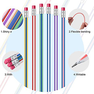 Cheap Custom Flexible Soft <b>Pencils</b> Magic Bend <b>Pencils</b> <b>for</b> Kids Children <b>School</b> Back to <b>School</b> - Product Image 2