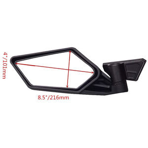 GOOFIT-espejo retrovisor para motocicleta, manillar de 44mm de repuesto para UTV RZR <span class=keywords><strong>Can</strong></span> <span class=keywords><strong>Am</strong></span> <span class=keywords><strong>Maverick</strong></span> <span class=keywords><strong>X3</strong></span> 2017 <span class=keywords><strong>2018</strong></span> ATV Quad Bike, negro - Product Image 5