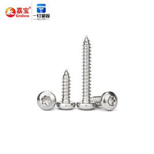 Haute qualité Offre Spéciale 304 acier inoxydable prune flûte tête cylindrique vis taraudeuse M2.9M3.5M3.9M4.8 - Product Image 1