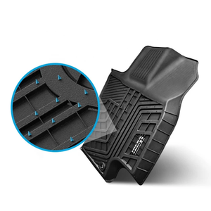 Tappetini in TPE per accessori interni auto antiscivolo impermeabili per tutte le stagioni per <span class=keywords><strong>HONDA</strong></span> <span class=keywords><strong>CIVIC</strong></span> decima berlina 2016 2017 2018 2019 2020 - Product Image 4