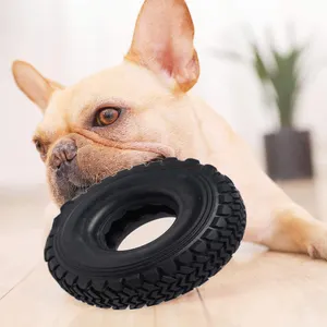 Viking güvenli dayanıklı doğal kauçuk lastik şekilli Pet besleyici köpek oyuncak