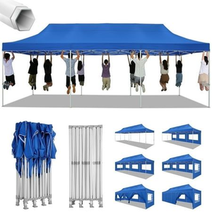 Carpa 3x4,5 portátil al aire libre plegable Gazebo pérgola techo tienda de exposición <span class=keywords><strong>con</strong></span> dosel de ventana para ferias comerciales - Product Image 2