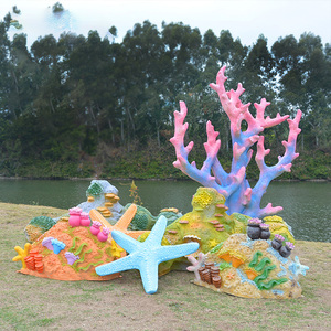 <span class=keywords><strong>Escultura</strong></span> para decoración <span class=keywords><strong>de</strong></span> restaurante <span class=keywords><strong>de</strong></span> mariscos al aire libre, concha <span class=keywords><strong>de</strong></span> fibra <span class=keywords><strong>de</strong></span> vidrio, <span class=keywords><strong>Medusa</strong></span> <span class=keywords><strong>de</strong></span> coral, pulpo, caballito <span class=keywords><strong>de</strong></span> mar, estatua - Product Image 3