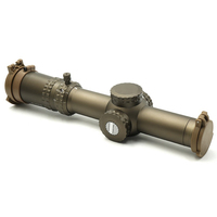 Tactical NF/AR 1-8x24mm FFP LPVO Hunting Scope Optics Sight avec Power Throw Lever Ring 34mm Tube Lightweight for Shooting Sport