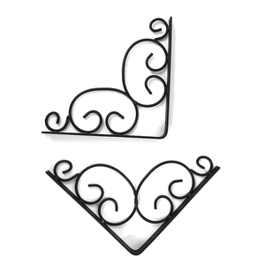 Trong Nhà Kim Loại Tường Chân Đế Vườn Sắt Tường Treo Giá Đỡ Khung Kệ Tường Chân Đế Trang Trí - Product Image 4