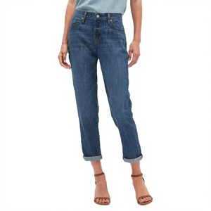 Pantalones de Mezclilla Tipo Lápiz para Mujer, Última Moda, Lavados, Transpirables, Casuales, de Algodón/Spandex, Alta Calidad, Diseño Personalizado - Product Image 4