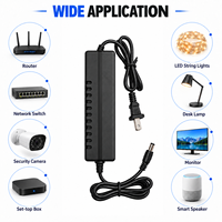 Adaptateur secteur de bureau 15V 5A 75W homologué FCC avec protection contre les surintensités pour moniteur, ordinateur portable et imprimante (vente en gros)