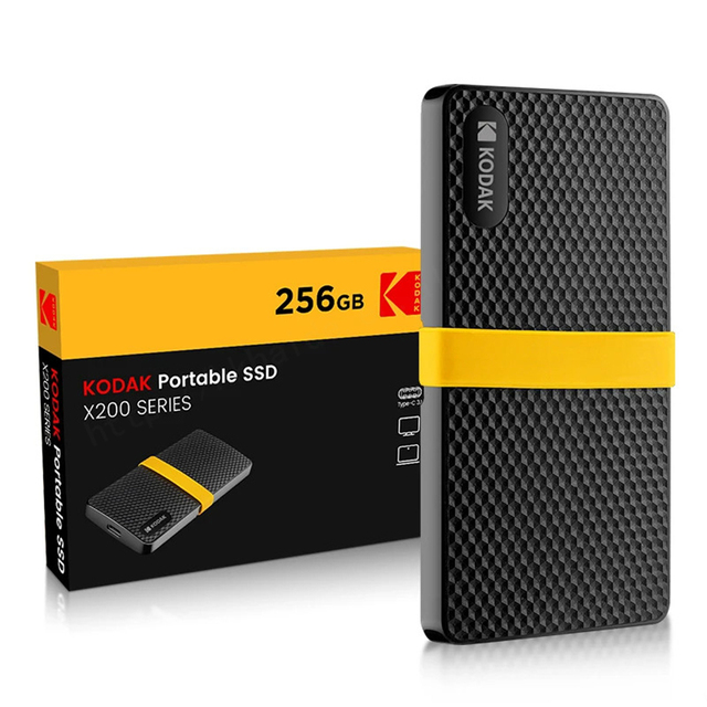 KODAK X200 Series 1 TB SSD Hard Ddrive 1TB Portable SSD External Solid State Drive PSSD Rapid Read & Write Low Noise