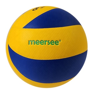 Balón <span class=keywords><strong>de</strong></span> Voleibol <span class=keywords><strong>de</strong></span> la Marca China Meersee, Material PU, Tamaño 5, Peso Oficial, Certificado por la US CPSIA, <span class=keywords><strong>Verde</strong></span>/Rojo/Blanco, para Adultos - Product Image 2