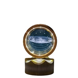 <span class=keywords><strong>ลูกแก้ว</strong></span>คริสตัลเรืองแสงแบบฝัง 3 มิติ, ฐานเสียบ USB, แสงไฟสร้างบรรยากาศ, ของตกแต่งโต๊ะทำงาน, ของที่ระลึก - Product Image 1