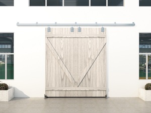 Ensemble de rails coulissants pour <span class=keywords><strong>porte</strong></span> de <span class=keywords><strong>grange</strong></span> extérieure, de qualité supérieure, design rustique, vente en gros d'usine, boîtes robustes - Product Image 5