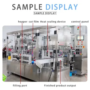Línea de llenado automático de cápsulas de café, máquina de llenado de polvo profesional, selladora de cápsulas de café para embalaje