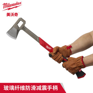 Hache à fendre Milwaukee 26 pouces en acier forgé, hache industrielle, outil de coupe de bois pour l'extérieur - Product Image 4