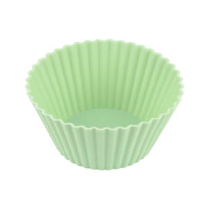 10 unids/lote 7cm Muffin Cupcake molde colorido forma redonda silicona Cupcake molde para hornear molde bandeja para hornear taza forro - Product Image 6