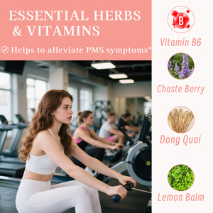 Gomitas PMS de Marca Privada OEM con Vitamina B6 y Suplemento Herbal para un Equilibrio Hormonal Saludable que Ayuda a Reducir los Antojos - Product Image 2