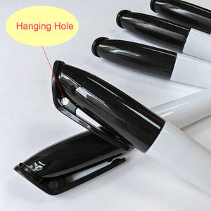 बच्चों के लिए प्लास्टिक ब्लैक मिनी गोल्फ स्थायी मार्कर पेन, स्कूल, कार्यालय, हैंग होल के साथ कार्यालय, प्लास्टिक, धातु पर जुर्माना - Product Image 4