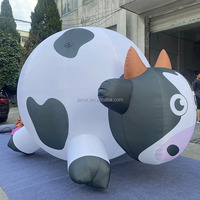 Jenor-Mignon Gros Animaux Gonflables Mouton/Cochon/Vache/Âne pour Événement à Thème