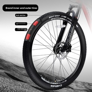 Vélo de montagne rouge à cadre rigide de 29 pouces, cadre en alliage d'aluminium pour adulte, selle ergonomique, frein à disque double ultra-léger, vitesse variable, VTT - Product Image 3