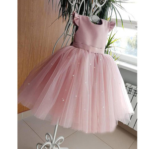 Robe de printemps-été haut de gamme pour filles - Nouveau produit - Style Princesse Étoile avec performance au piano grand format en tissu mousseline - Product Image 1