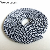 Lacets Weiou ronds de 4,5 mm pour chaussures de sport, de randonnée et baskets tendance, lacets de marche multicolores en corde, pas chers