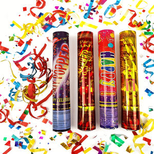 مدفع الكونفيتي لحفلات رأس السنة الجديدة، مدفع الكونفيتي للحفلات، ألعاب نارية للزفاف وأعياد الميلاد والاحتفالات والمناسبات والمقالب - Product Image 1