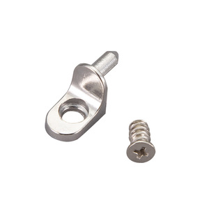 Soportes de estantería de aleación de zinc tipo pasador, autoperforantes, integrados, para fijación de gabinetes, conectores de tornillos de posicionamiento - Product Image 4