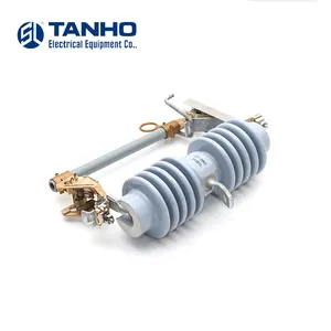 TANHO ख़ारिज फ्यूज cutout कीमत उच्च वोल्टेज फ्यूज कट बाहर 15kv बहुलक 100A 200A 27kv पोल घुड़सवार फ्यूज cutout के साथ लोड तोड़