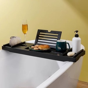Estante para Bañera, Estante de Almacenamiento Multifuncional de Bambú, Soporte para Bañera, Estante de Madera para Bañera, Soporte para Baño (Transfronterizo) - Product Image 3