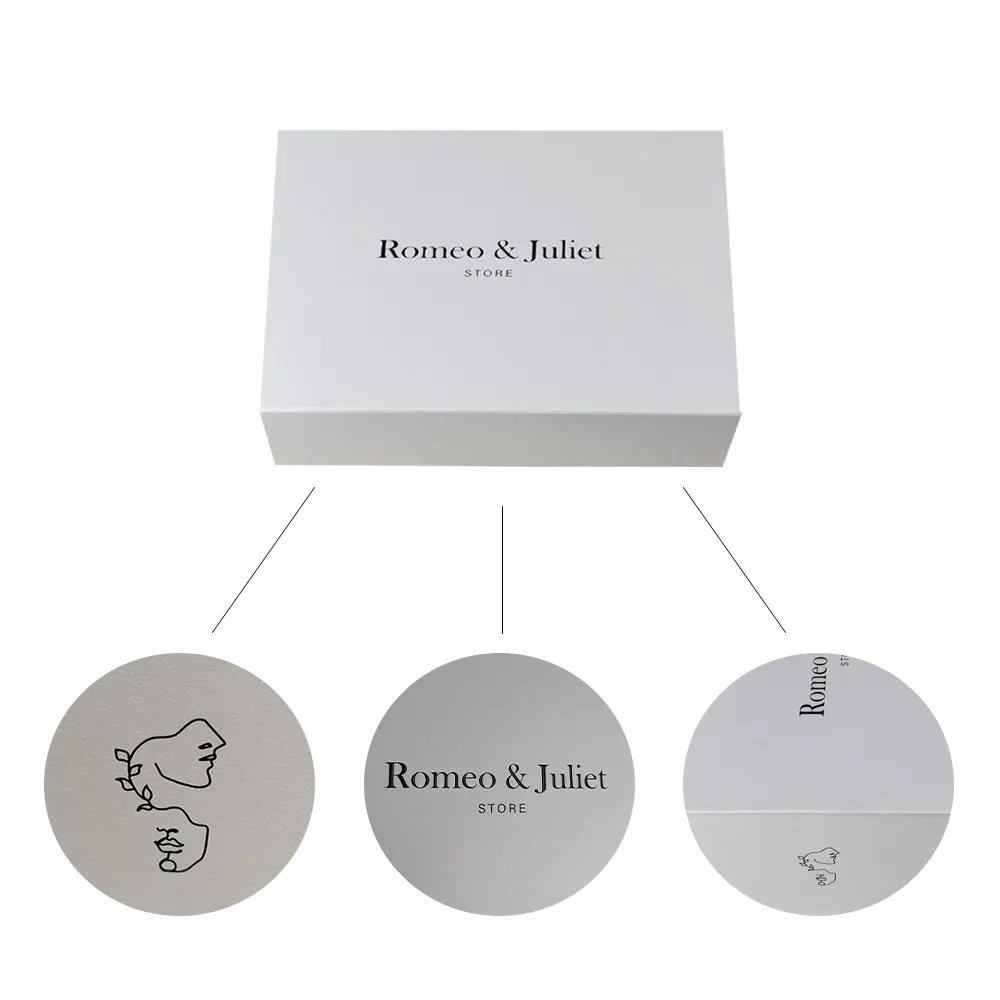 HengXing lüks manyetik hediye kutusu ambalaj blog ucuz manyetik karton kutu logo ile beyaz kırışık kağıt hediye kutusu
