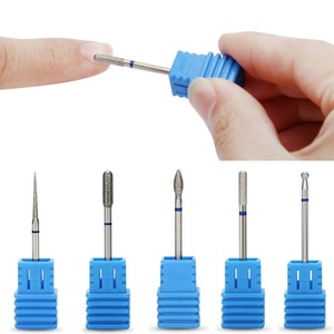 Russian Pre-treatment Round Head Diamond <b>Nail</b> Art Polishing Head <b>Nail</b> Thushie Edge Treatment <b>Nail</b> Drill Bits - Product Image 6